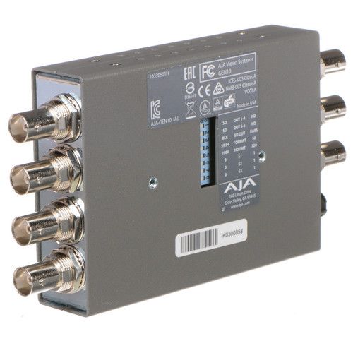 AJA GEN10 HD/SD/AES Sync Generator with Universal Power Supply